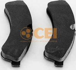 C.E.I. 584053 - Bremžu uzliku kompl., Disku bremzes www.autospares.lv