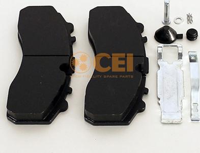 C.E.I. 584.000 - Brake Pad Set, disc brake www.autospares.lv