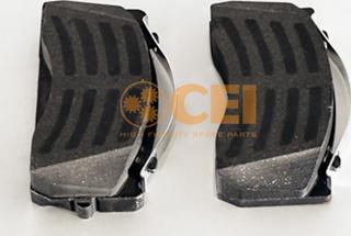 C.E.I. 584.038 - Brake Pad Set, disc brake www.autospares.lv