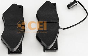 C.E.I. 584033 - Brake Pad Set, disc brake www.autospares.lv