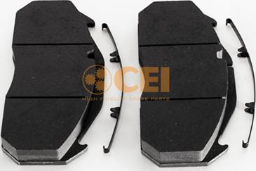 C.E.I. 584.020 - Brake Pad Set, disc brake www.autospares.lv