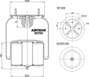 C.E.I. 262.595 - Pneimoatsperes spilvens, Pneimopiekare www.autospares.lv