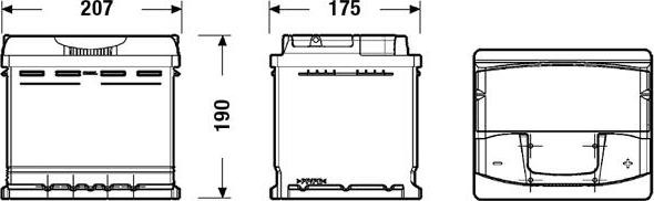 CENTRA CA530 - Startera akumulatoru baterija www.autospares.lv