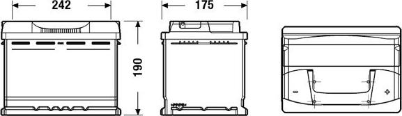 CENTRA CB620 - Starter Battery www.autospares.lv