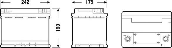 CENTRA CK600 - Starter Battery www.autospares.lv