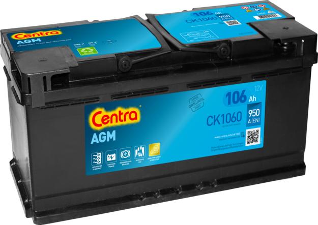 CENTRA CK1060 - Startera akumulatoru baterija www.autospares.lv