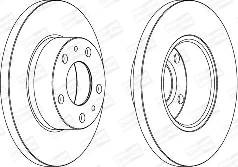 Champion 561992CH - Bremžu diski www.autospares.lv