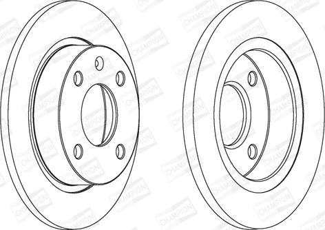 Champion 561496CH - Bremžu diski www.autospares.lv