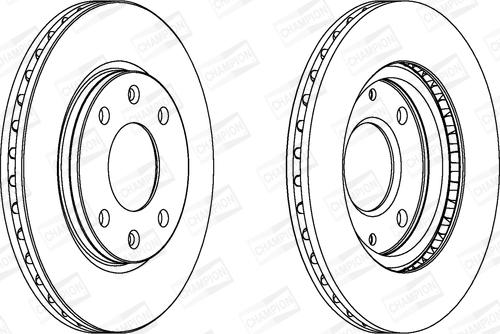 Champion 561409CH - Bremžu diski autospares.lv