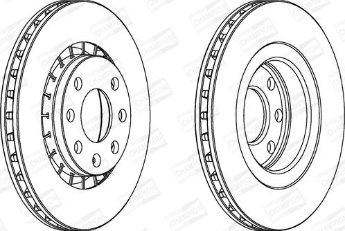 Champion 561488CH - Bremžu diski www.autospares.lv