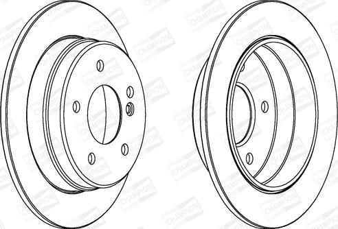 Champion 561698CH - Bremžu diski www.autospares.lv