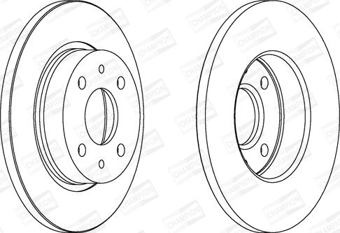 Champion 561388CH - Bremžu diski www.autospares.lv