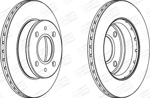 Champion 563055CH - Bremžu diski www.autospares.lv