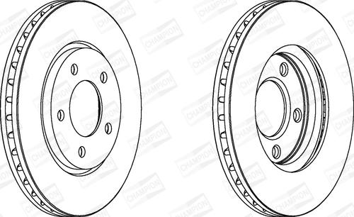 Champion 563030CH - Bremžu diski www.autospares.lv