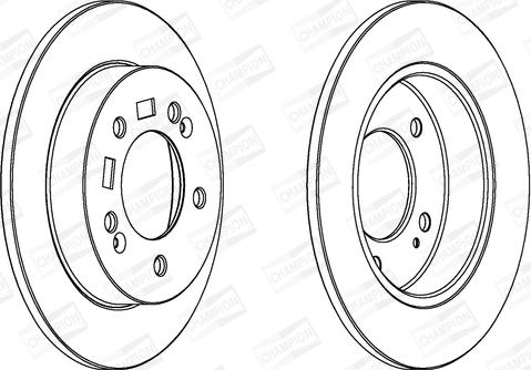 Champion 563033CH - Bremžu diski autospares.lv