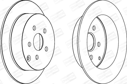 Champion 563037CH - Bremžu diski www.autospares.lv