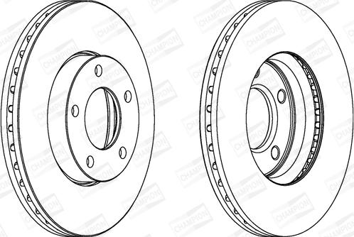 Champion 563028CH - Bremžu diski autospares.lv