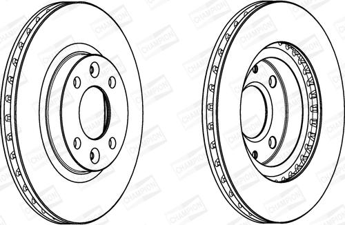 Champion 562960CH - Bremžu diski www.autospares.lv