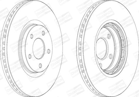 Champion 562465CH - Bremžu diski www.autospares.lv