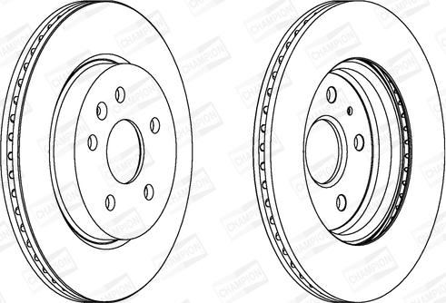 Champion 562463CH - Bremžu diski www.autospares.lv