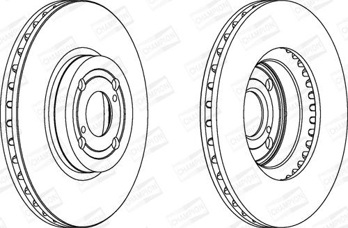 Champion 562435CH - Bremžu diski autospares.lv