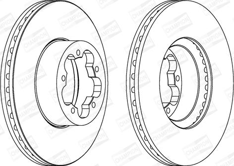 Champion 562540CH - Bremžu diski www.autospares.lv