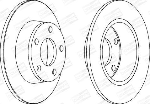 Champion 562690CH - Bremžu diski www.autospares.lv