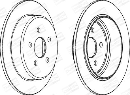 Champion 562656CH - Bremžu diski www.autospares.lv