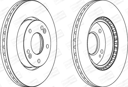 Champion 562625CH - Bremžu diski www.autospares.lv