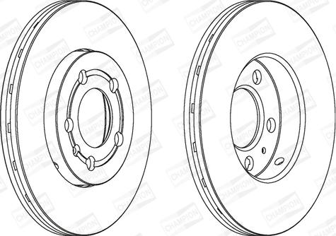 Champion 562040CH - Bremžu diski www.autospares.lv