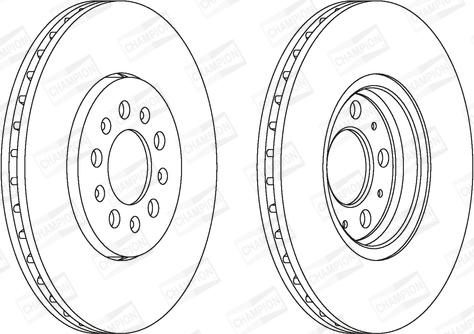 Champion 562041CH - Bremžu diski www.autospares.lv