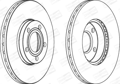 Champion 562052CH - Bremžu diski www.autospares.lv