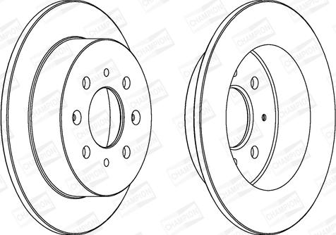 Champion 562016CH - Bremžu diski www.autospares.lv