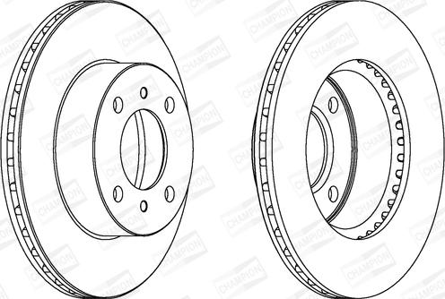 Champion 562011CH - Bremžu diski www.autospares.lv