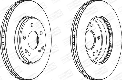 Champion 562013CH - Bremžu diski www.autospares.lv