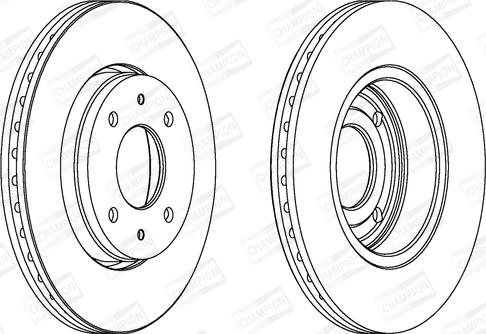 Champion 562088CH - Bremžu diski www.autospares.lv