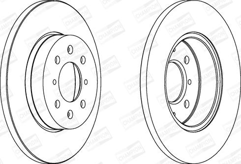 Champion 562082CH - Bremžu diski www.autospares.lv