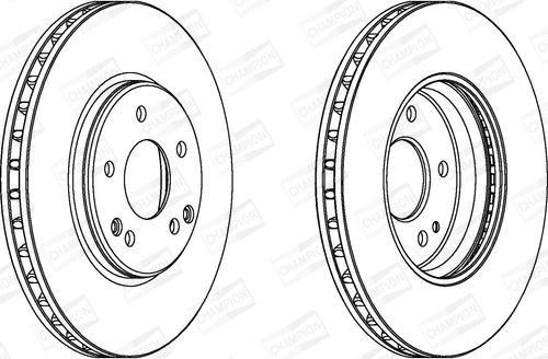 Champion 562034CH - Bremžu diski www.autospares.lv