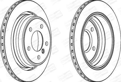 Champion 562036CH - Bremžu diski www.autospares.lv