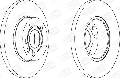 Champion 562079CH - Bremžu diski www.autospares.lv