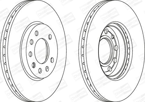 Champion 562070CH - Bremžu diski autospares.lv