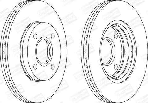 Champion 562078CH - Bremžu diski www.autospares.lv