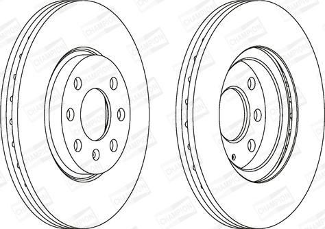 Champion 562196CH - Bremžu diski www.autospares.lv