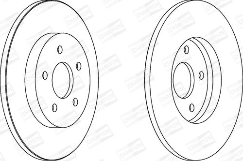 Champion 562193CH - Bremžu diski autospares.lv