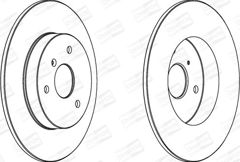 Champion 562155CH - Bremžu diski www.autospares.lv