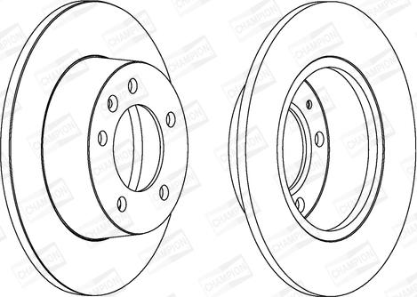 Champion 562164CH - Bremžu diski www.autospares.lv