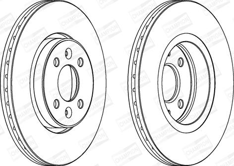 Champion 562103CH - Bremžu diski www.autospares.lv