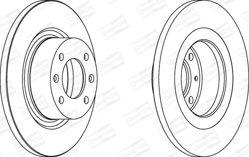 Champion 562189CH - Bremžu diski www.autospares.lv