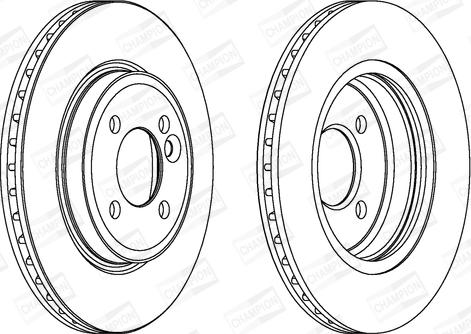 Champion 562139CH - Bremžu diski www.autospares.lv