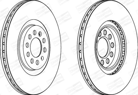 Champion 562132CH - Bremžu diski www.autospares.lv